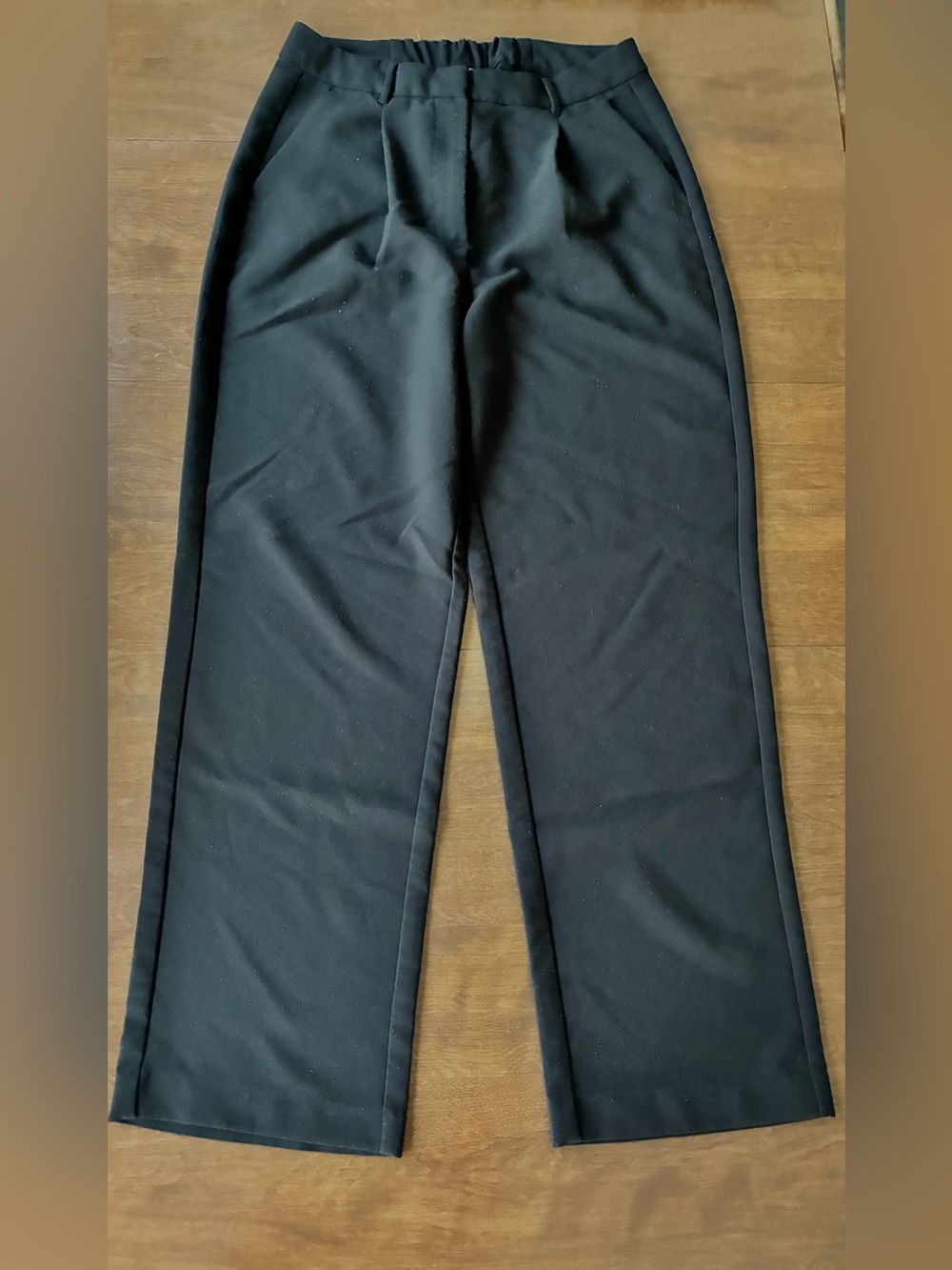L TALL Taylor Wide Leg Trouser - Old Navy Black Dress Pants